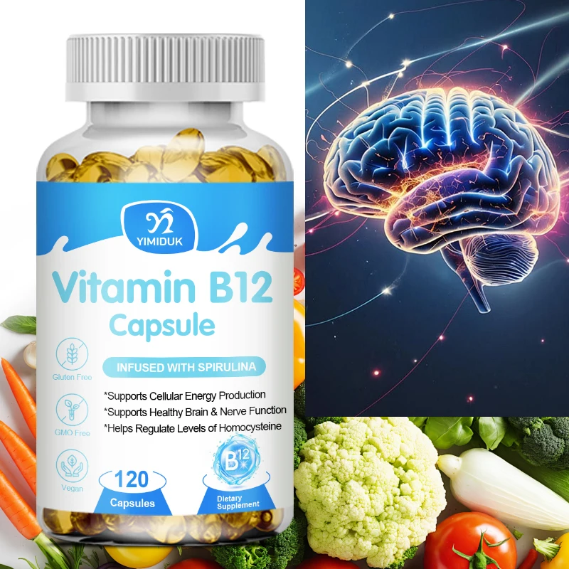 

Капсулы с витамином B12 поддерживает здоровье здоровья настроения, энергию, сердца и глаз — 3 биоактивационных форм B12 по 1000 мкг