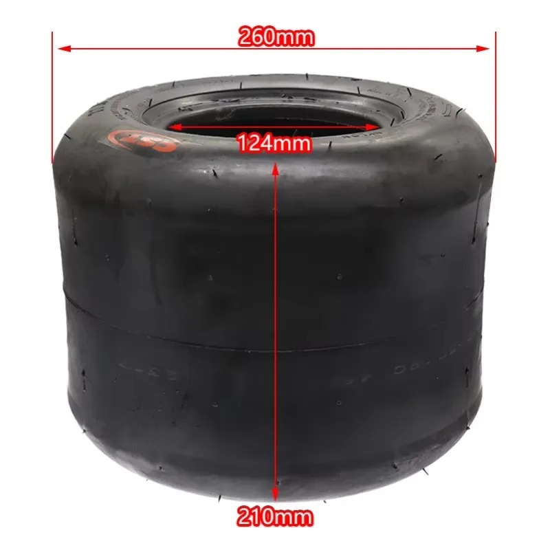 【2026】Four Wheel Go-kart High Quality Tire 10X4.50-5 11x7.10-5inch Tire With Aluminum Wheels 1set Tire For Box Kart