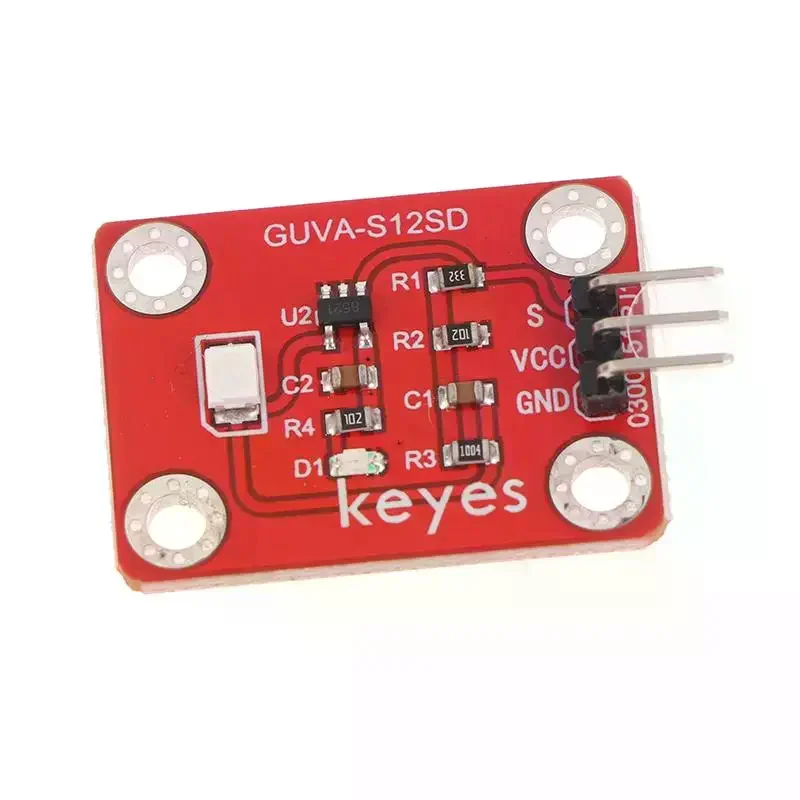 1/2/3pcs 3528 Solar Ultraviolet Intensity Module DC 3.3-5V UV Sensor GUVA-S12SD 240-370nm For  /Raspberry Pi