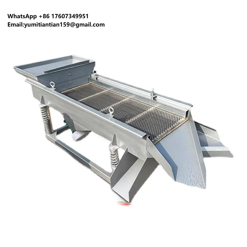 Multi-layer Automatic Linear Vibrating Screen Beans Corn Seeds Powder Separator Machine Farm Equipment