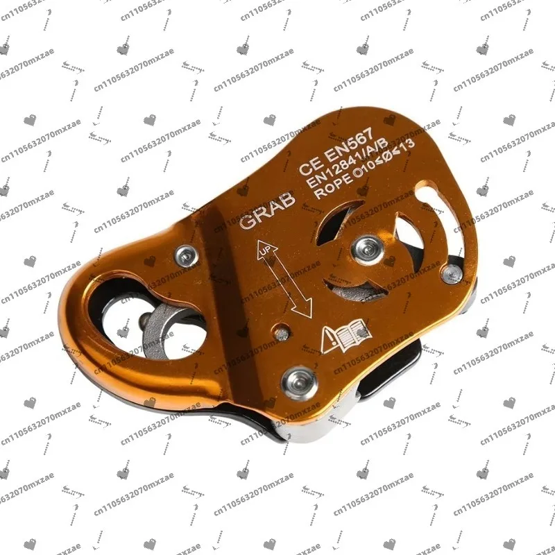 Safety product aluminum climbing rope grab for rescue and height work