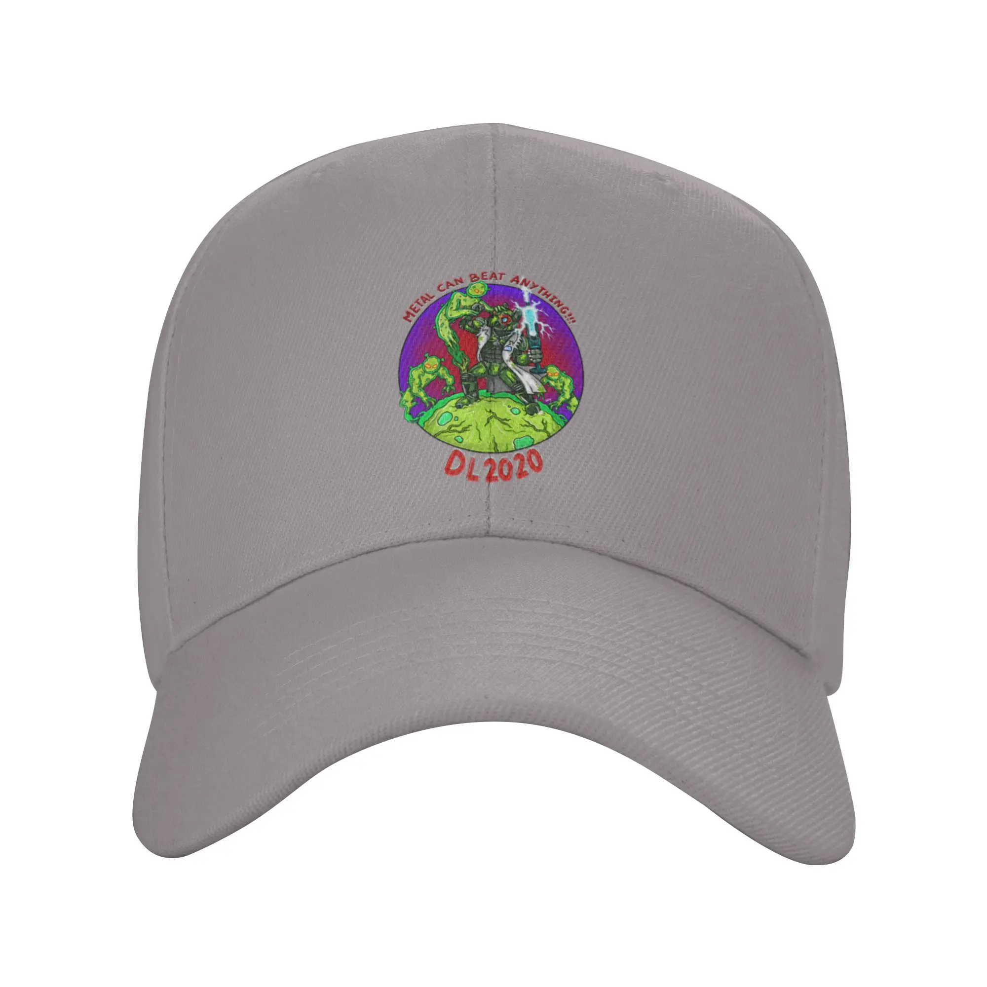 Download 2020 Metal can beat anything Purple Trendy Baseball Cap Weekend Getaway One Size Fits Most Headwear