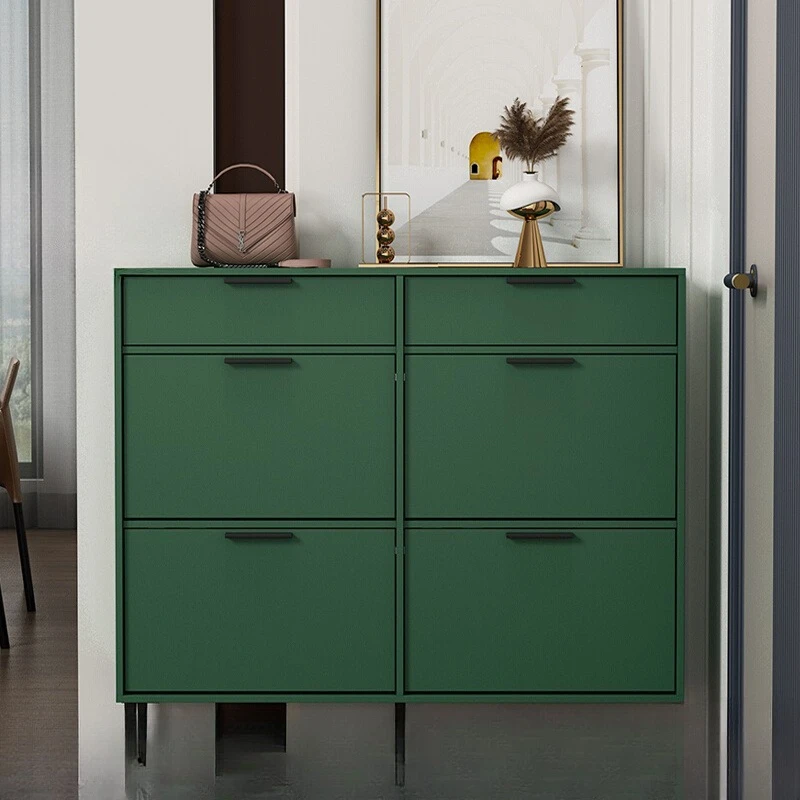 

Modern simple shoe cabinet household door tipping bucket ultra-thin 17cm shoe cabinet, entrance cabinet, wall drawer shoe cabine
