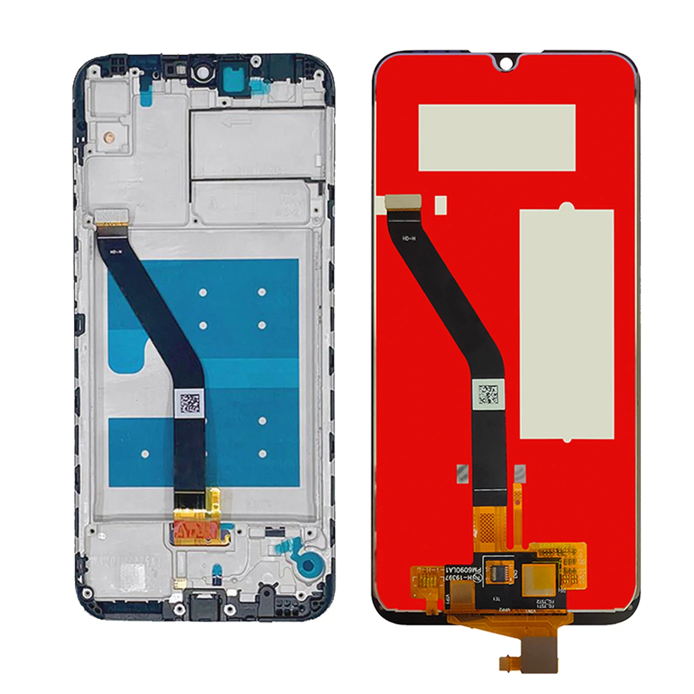 100% Test Display For Honor 8A LCD Display Touch Screen Digitizer JAT-L09 L41 LX1 For Huawei Y6 2019 JAT-L29 LCD With Frame