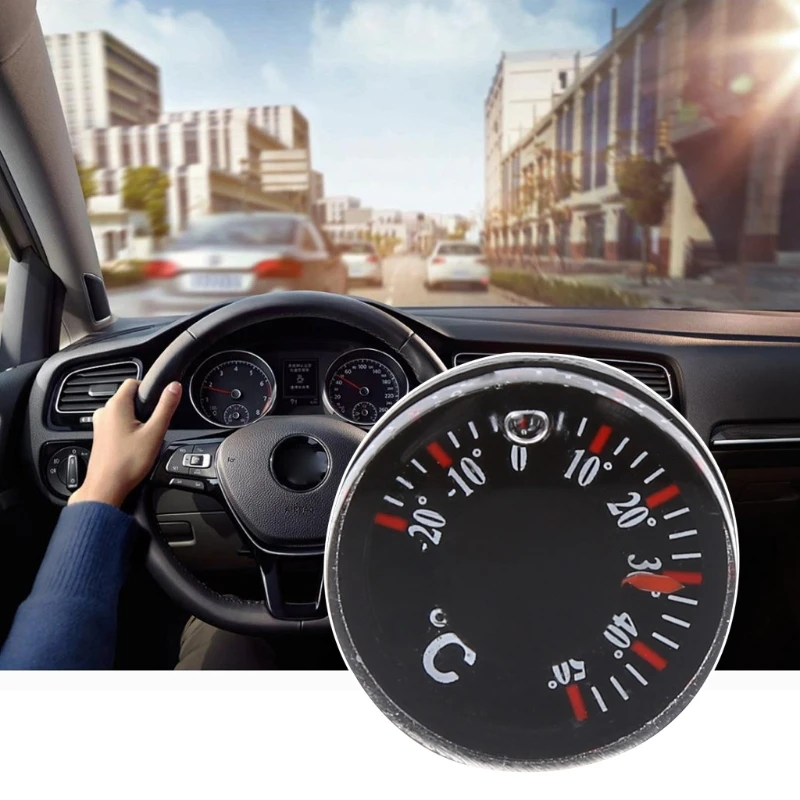 Termômetro plástico com diâmetro 20mm, termógrafo circular externo