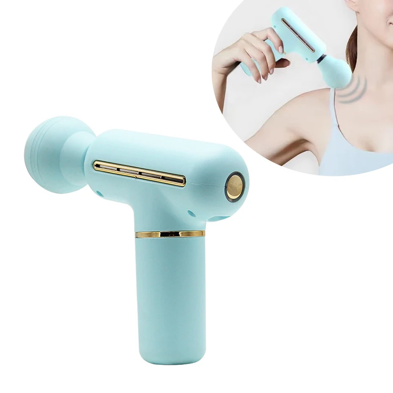 

Mini Electric Massage Fascia Gun Weight Loss Body Muscle Relax Neck Back Leg Shoulder Massager Massage Gun Percussion