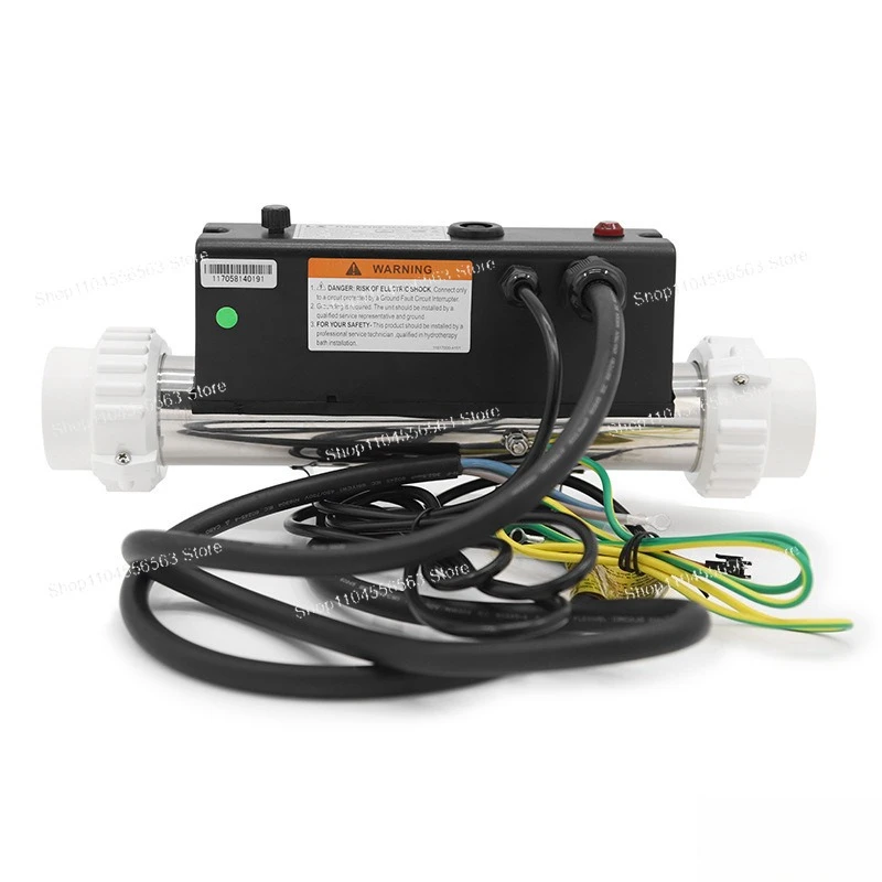 Thermostatic Electric Circulation Water Heater for Spa Jetted Tub and Pool, Constant Temperature Heating Equipment Spot Express