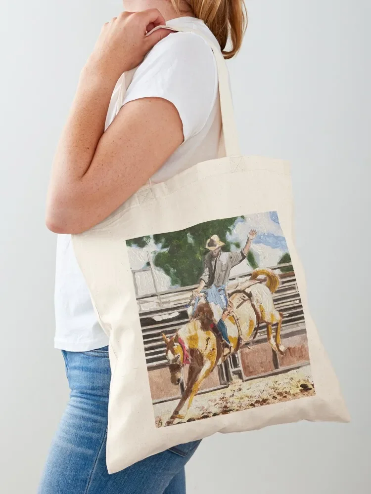 

Rodeo Cowboy Tote Bag university shopper bag bag for beach Shopper Handbags
