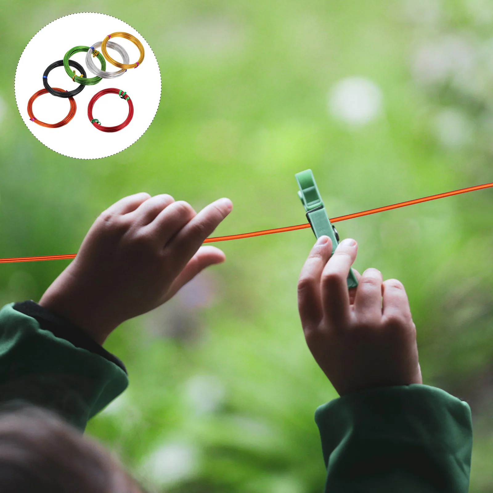 

6Pcs Colorful Aluminum Wires Weather Resistant Tarnish Proof for Indoor Outdoor DIY Crafts Aluminum Wire Craft DIY Wire