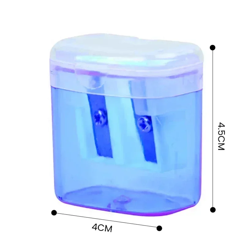 1PCS Manual Hand Pencil Sharpeners Double-Hole Design Sharpener for Kids School Office  School Supplies