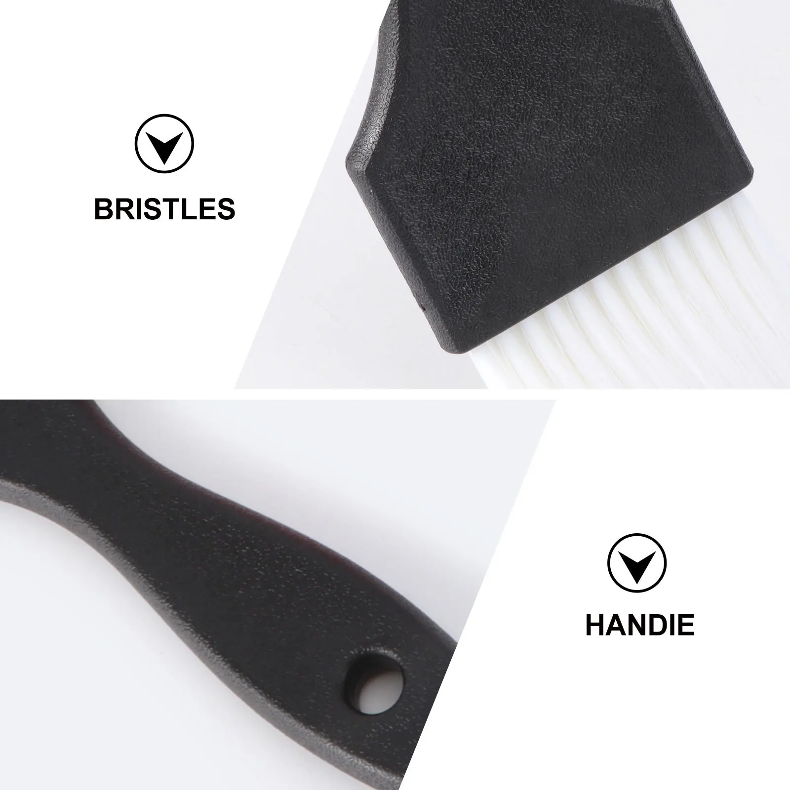 

2 шт. щетка для краски для волос профессиональный пластиковый аппликатор для салона и домашнего использования удобная ручка с отверстием легко чистится