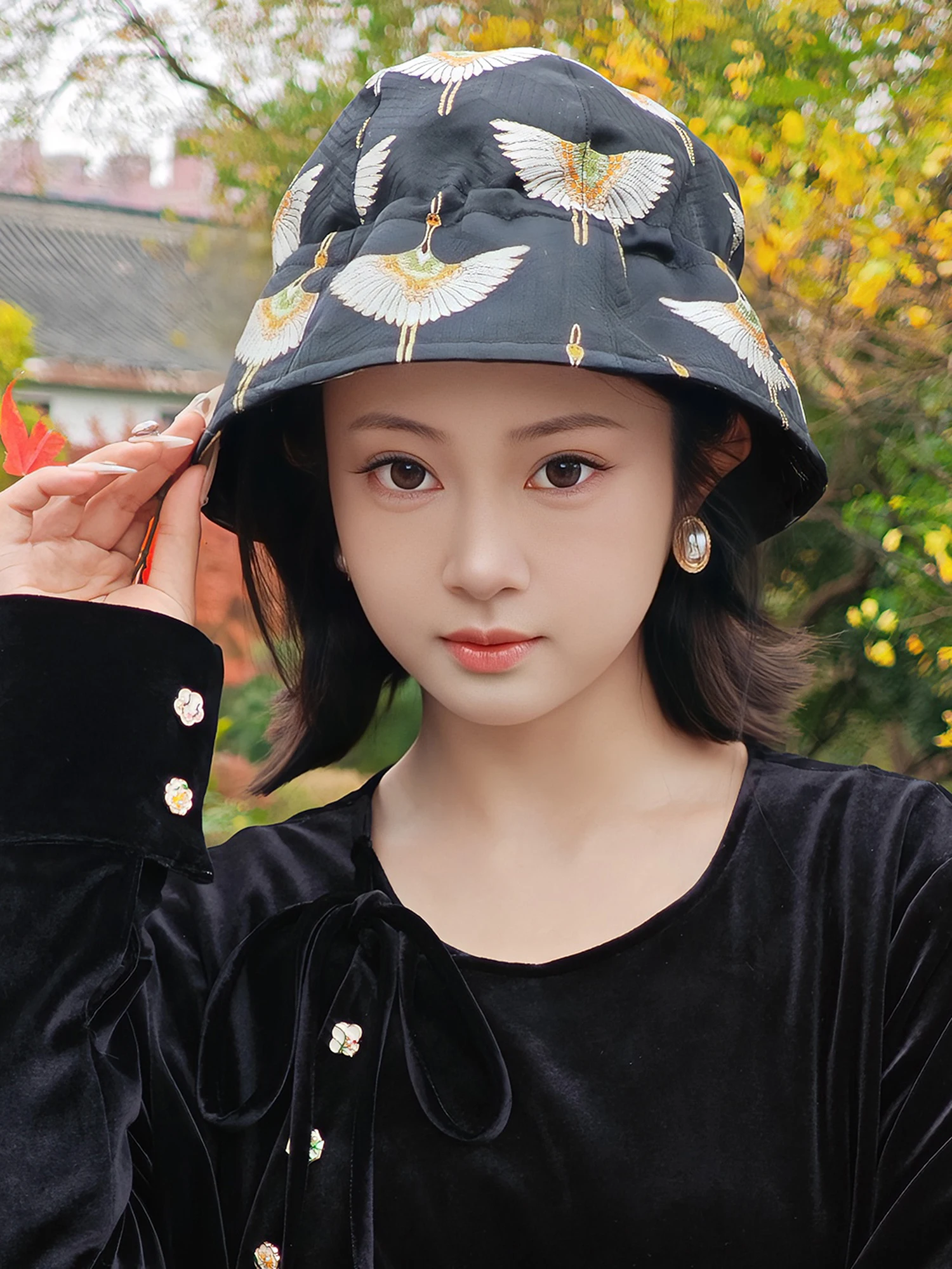 調節可能なドローストリングフィッシングキャップ-ユニセックス-大きな頭のサイズ-日焼け防止-通気性-カジュアルスタイル-旅行に適したつば広帽子