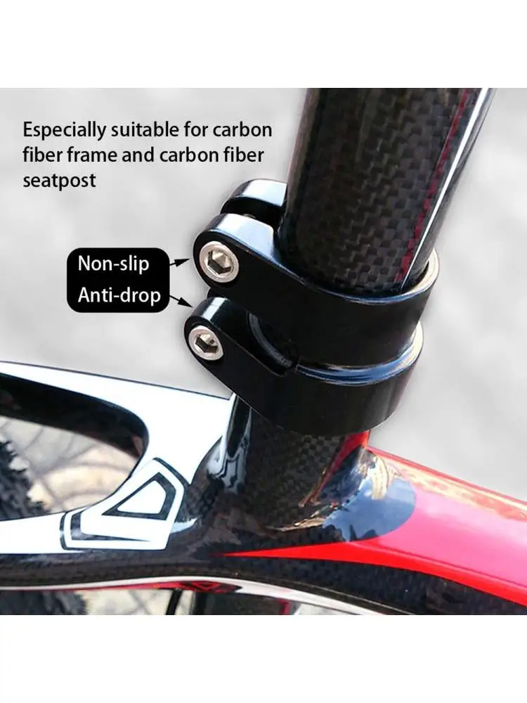 AliExpress SPORTARC 1Pcs Bike Bicycle Seatpost Clamps 28.6mm/31.8mm Double Bolt Design For Carbon Fiber Frame And Seat Post Bicycle Accessories