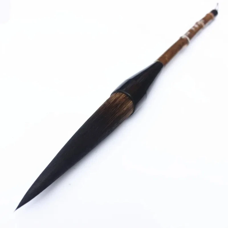 

Long Bear Hair Calligraphy Brush Chinese Calligraphy Painting Hopper-shaped Brush Large Running Script Cursive Script Brush