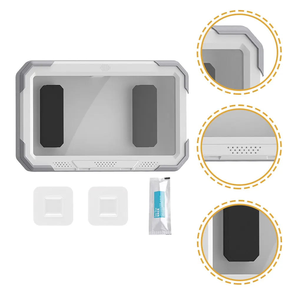 Waterproof Shower Phone Holder – Wall-Mounted Rotatable Bathroom Phone Storage Case, No Drilling Required