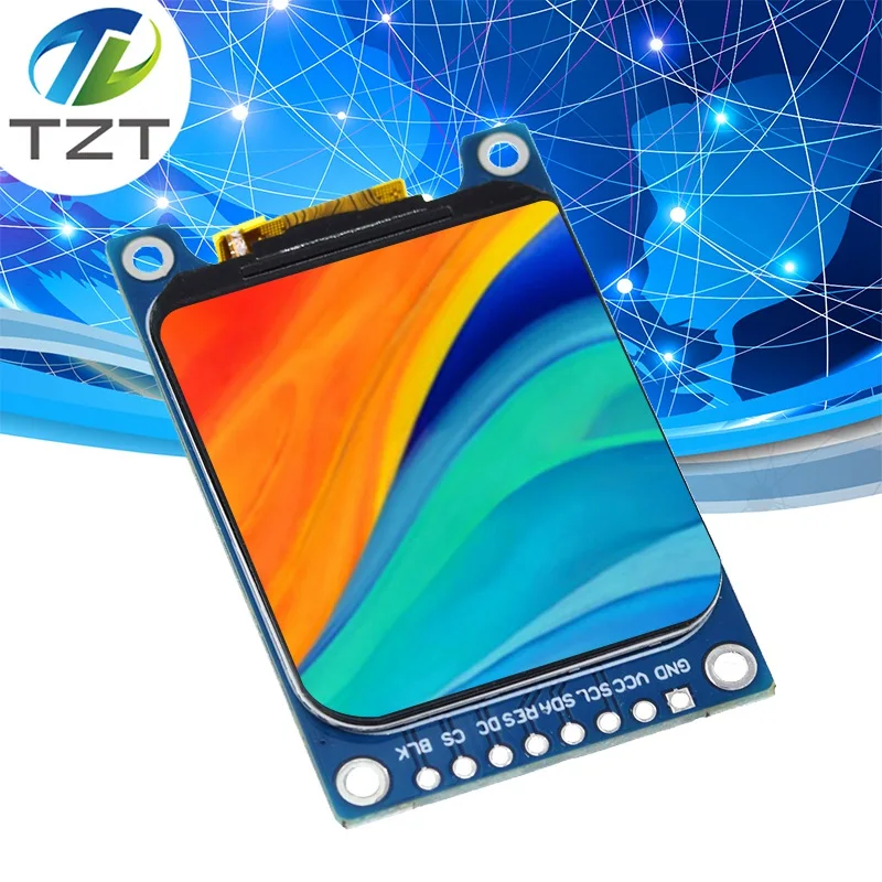 1.69 بوصة 1.69 "لون TFT وحدة عرض HD IPS LCD شاشة LED 240X280 SPI واجهة ST7789 تحكم لاردوينو