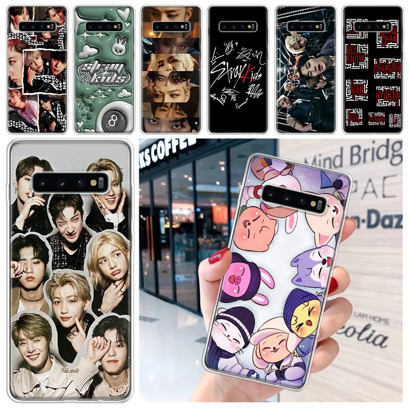 Kpop Stray Kids Soft Phone Case for Samsung Galaxy S24 S23 S22 S21 Ultra S20 FE S10 Plus S9 + Print Fundas Cover Capa