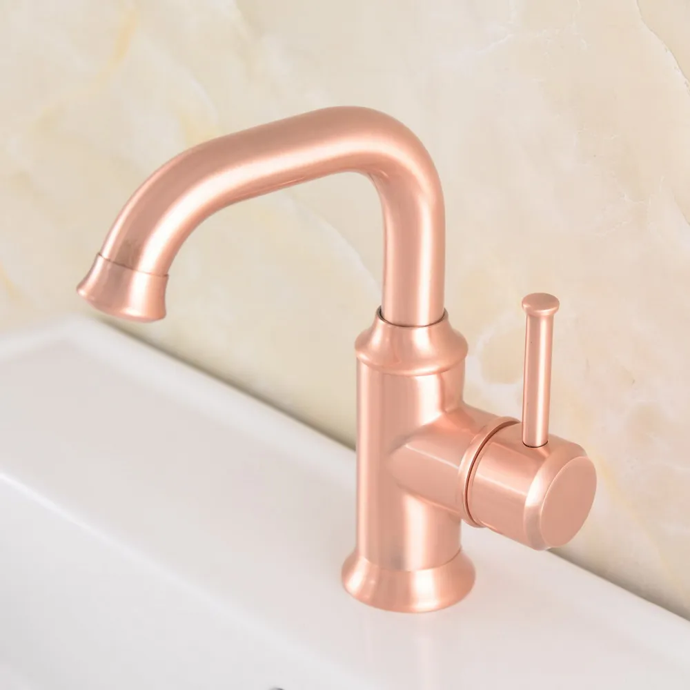 

Antique Red Copper Bathroom Faucet 360 Rotating Basin Sink Mixer Tap Bathroom Kitchen Faucet Washbasin Mixers Taps tnf733