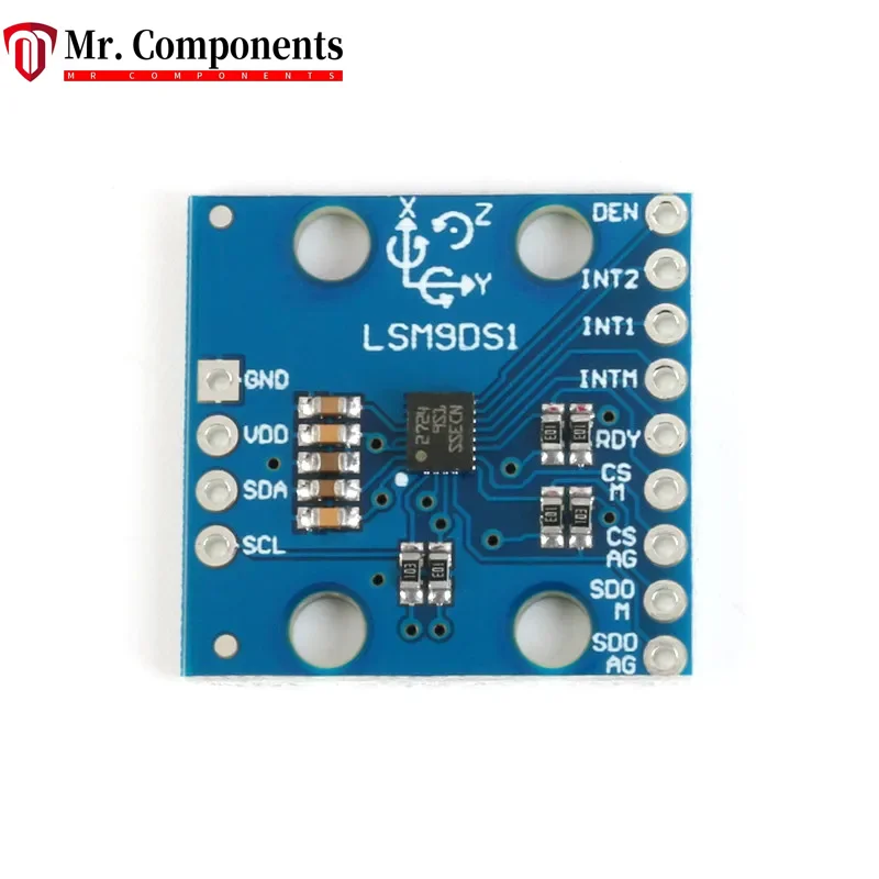 LSM9DS1 9 IMU de nueve ejes brújula electrónica acelerómetro giroscopio magnetómetro/módulo Sensor de medida inercial I2C SPI para Arduino