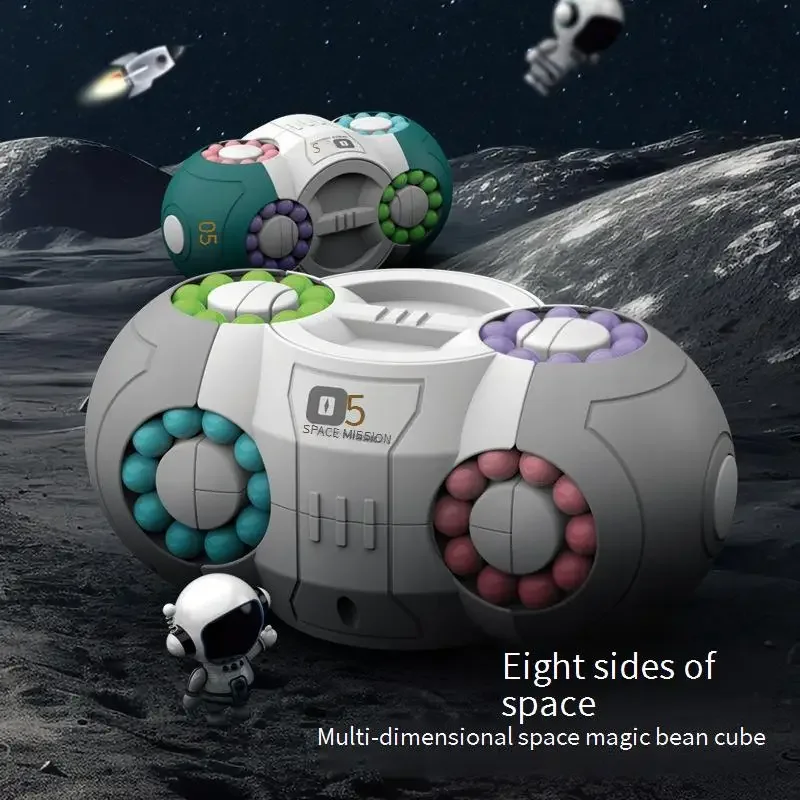 

same eight-sided space magic cube beans 3d three-dimensional decompression children's intelligence puzzle toy