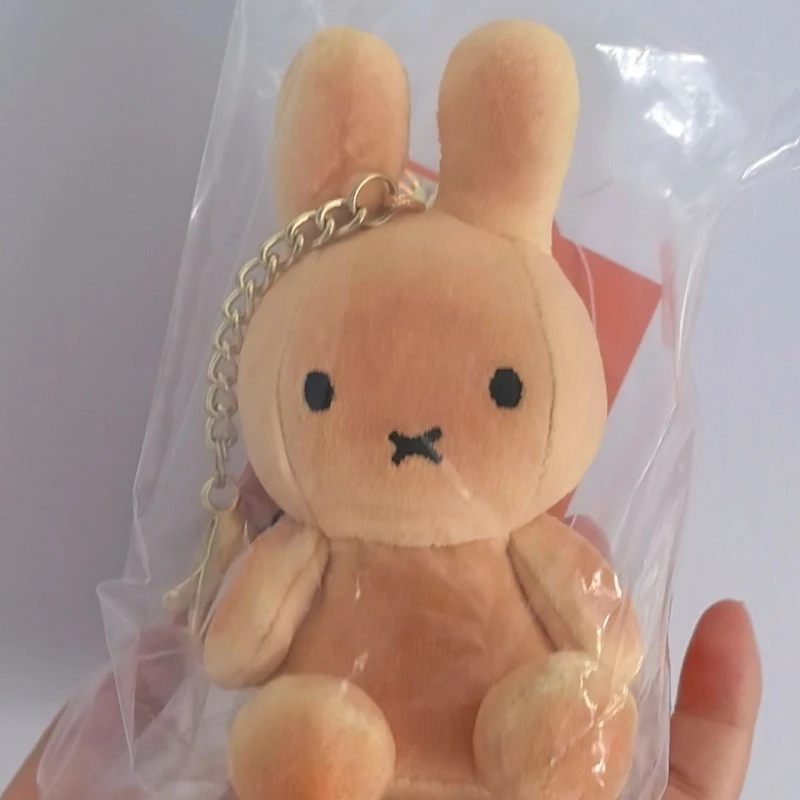 Miffy Rabbit Kawaii Anime Cartoon Ccute Butter Miffy Burnt Bread Pendant Authentic Good Looks Girls Birthday Gift Plush Doll