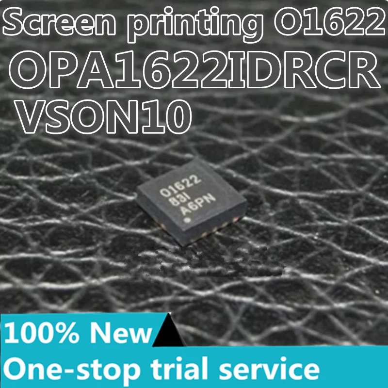 2-100pcs %New OPA1622IDRCR VSON10 low distortion audio op amp screen O1622 dual op amp chip