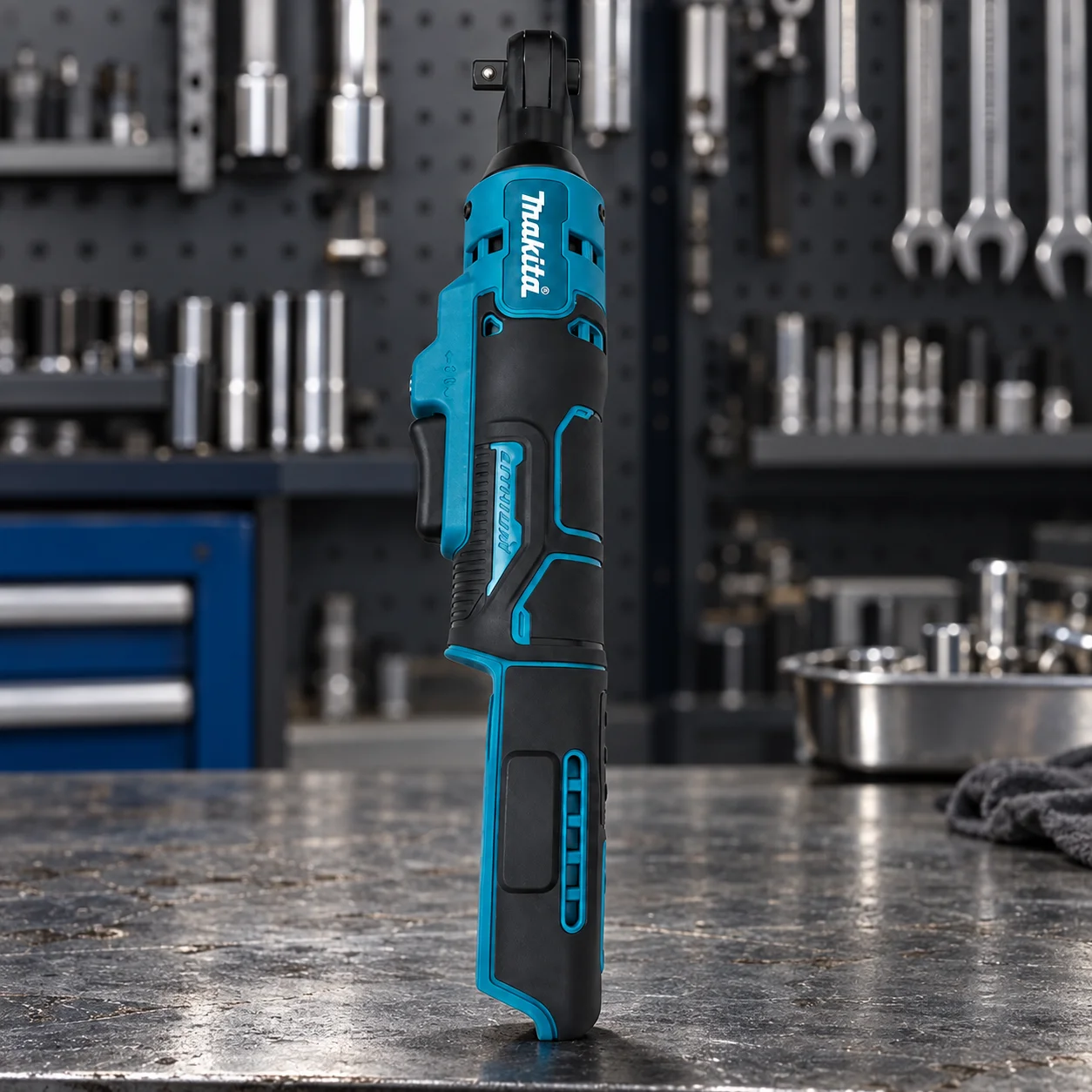Makita DWR180 3/8inch Electric Rechargeable Cordless Ratchet Wrench Compact Screwdriver for Nut Removal Power Tool No Battery