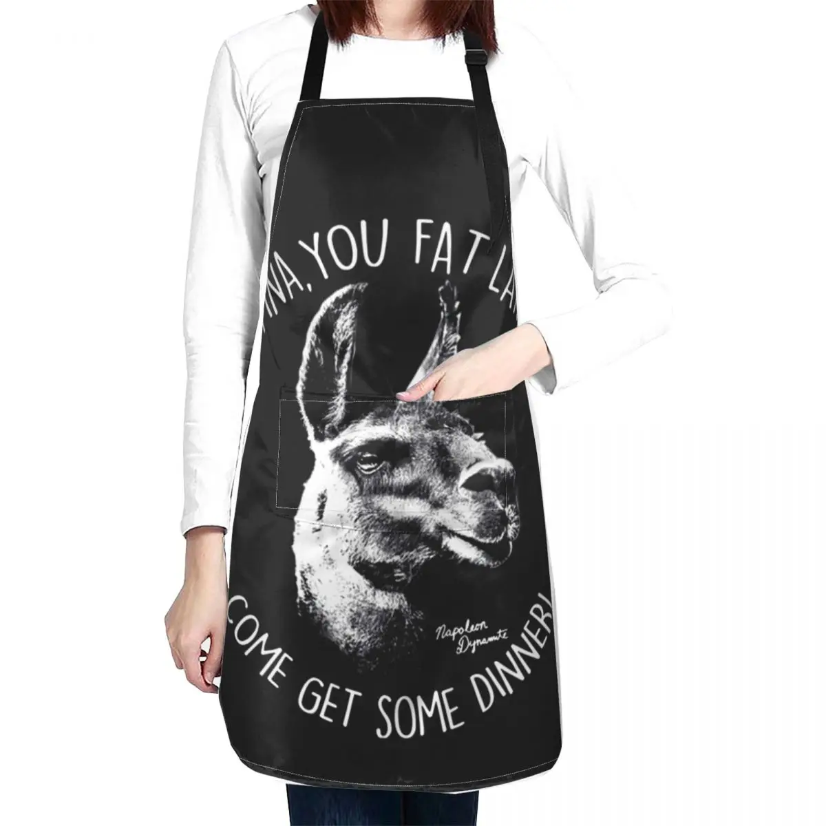 Tina you fat lard napoleon art dynamite Apron Teacher Kitchen Tools Kitchen Chef Home Utensils Apron