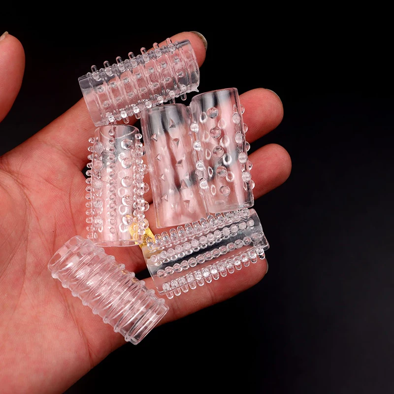 NEW 6PCS Cock Rings Lock Durable Silicone Penis Ring Sex Toys For Men Male Delay Ejaculation Scrotum Lock Ring Couples Adult 18+ view 2