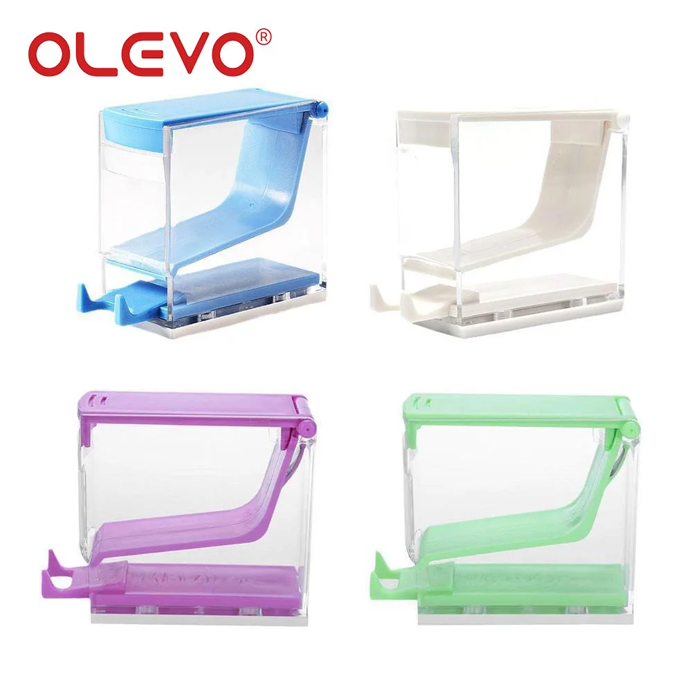 OLEVO Press Type Dental Cotton Rolls Holder Dispenser Storage Box Dentistry Swabs Organizer Case Dentist Lab Odontologia Tools