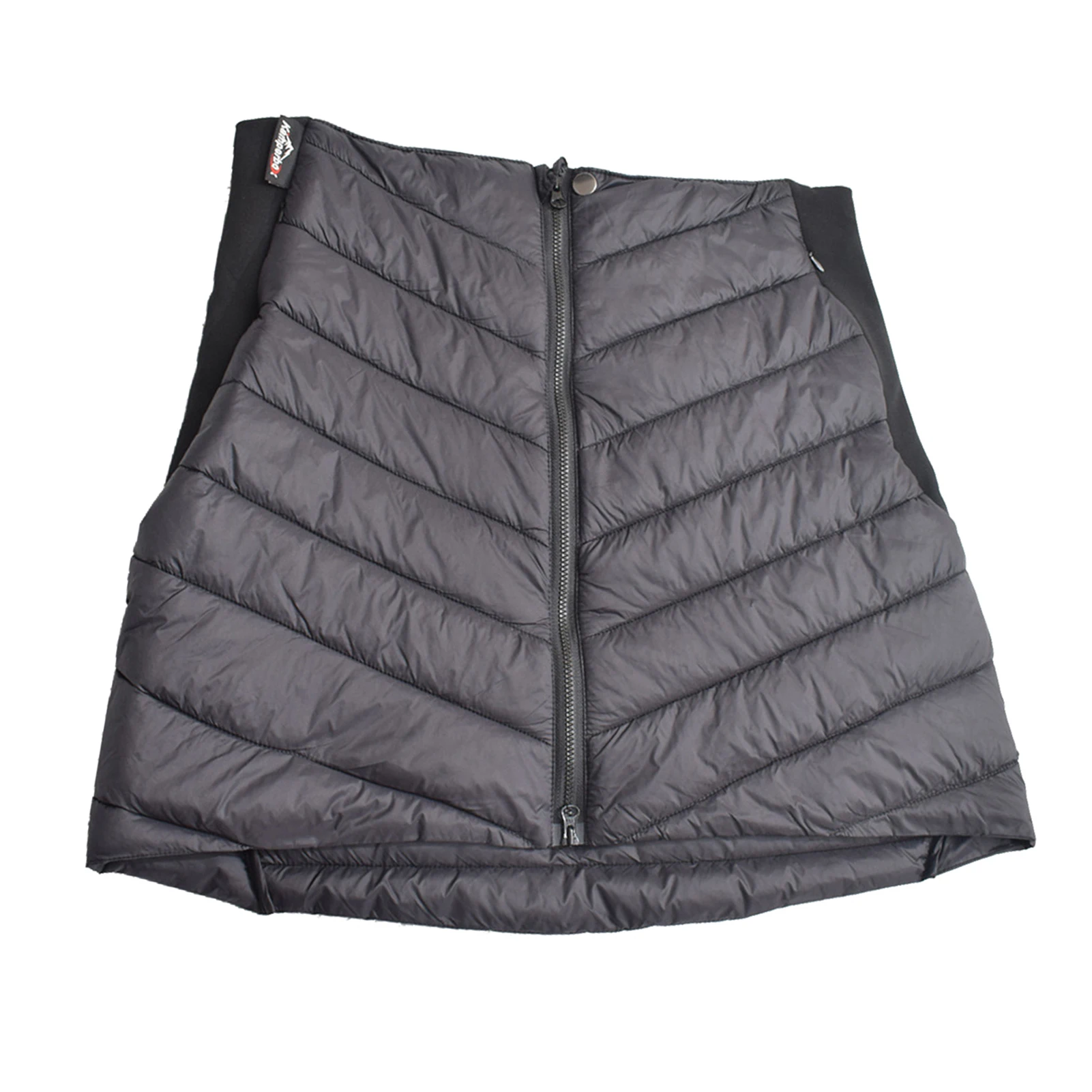 

Cotton Skirt Women's Winter Skirts Waterproof Windproof Warm Puffer Skirts for Hiking Black Mini Skirts Back Elastic Adjustment