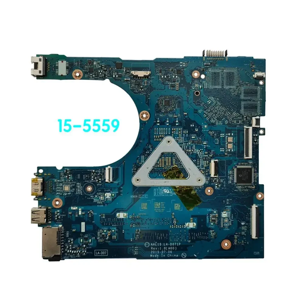 Adequado para dell inspiron 15-5559 placa-mãe do portátil 15 5559 LA-D071P CN-0FV59D 0fv59d mainboard 100% testado totalmente trabalho