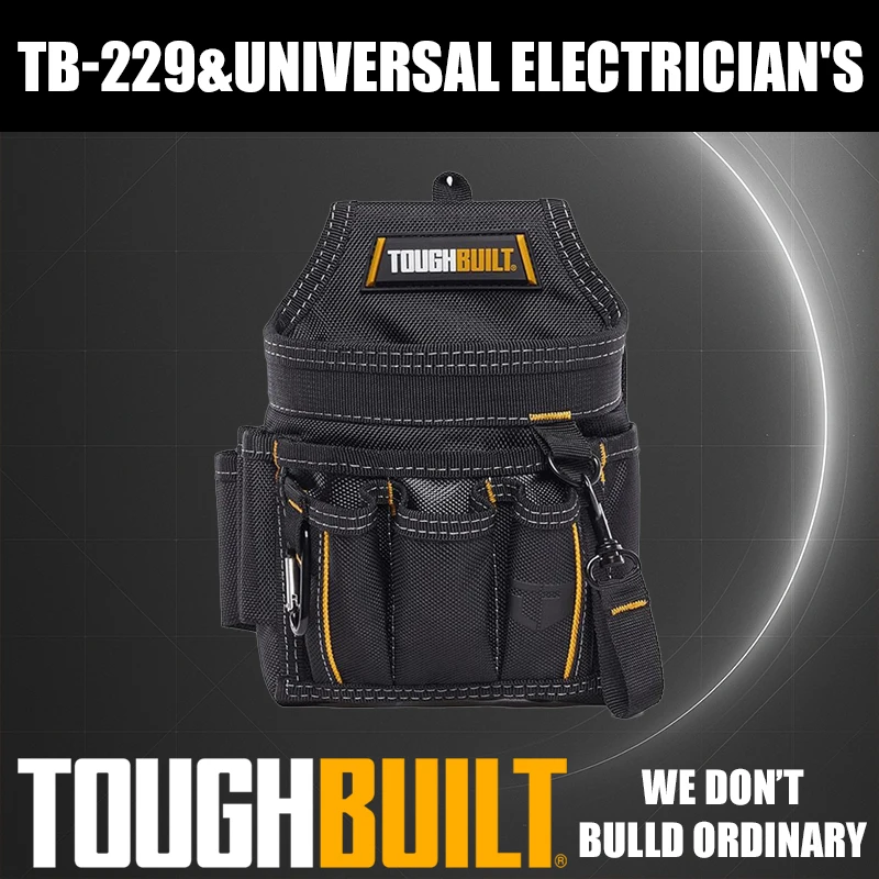ToughBuilt TB-229 UniversalElectrician'sPouch(Non-ClipTech) Tools Packaging Bag