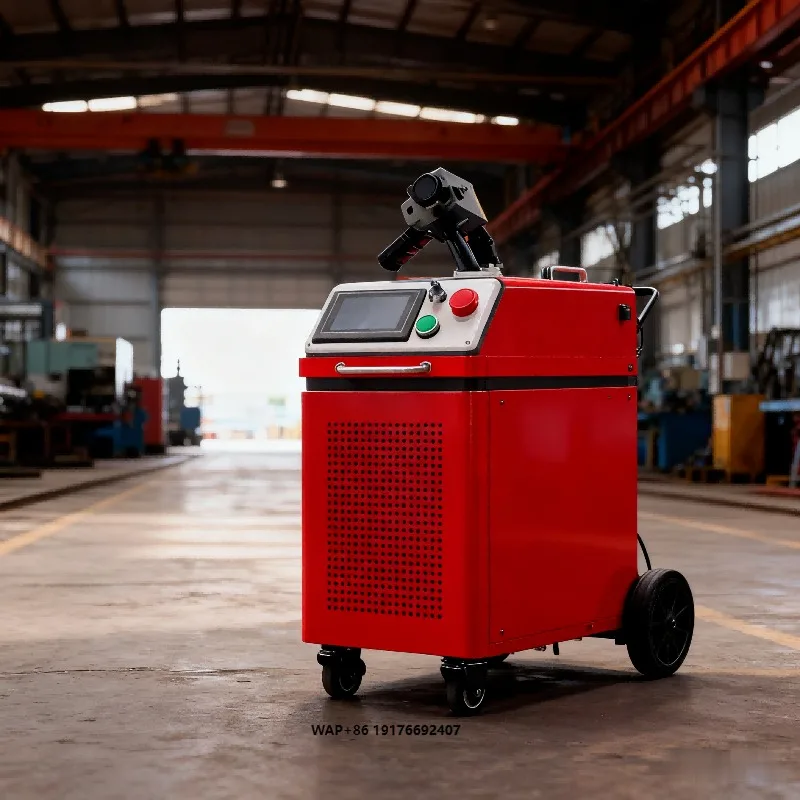 Professional 1500W Portable Cleaning Machine Rust Removal Equipment for Shipbuilding Power Plant Industry