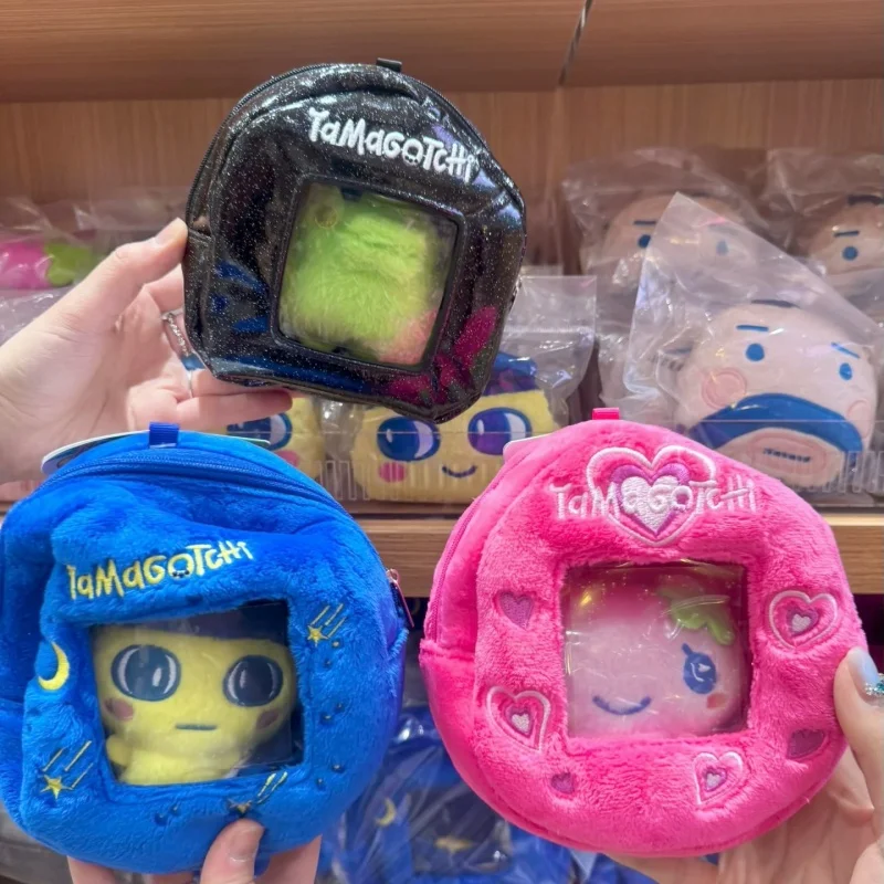 

Tamagotchi Bandai оригинальный электронный чехол для наушников для домашних животных Mametchi Furawatchi и милая маленькая сумка для хранения, коллекция орнаментов