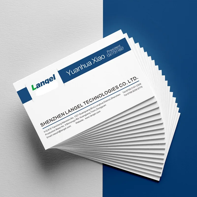 Small Business Exclusive Custom Business Cards Digital Print UV Foiled Art Durable Small Size Cardboard for Professional Use