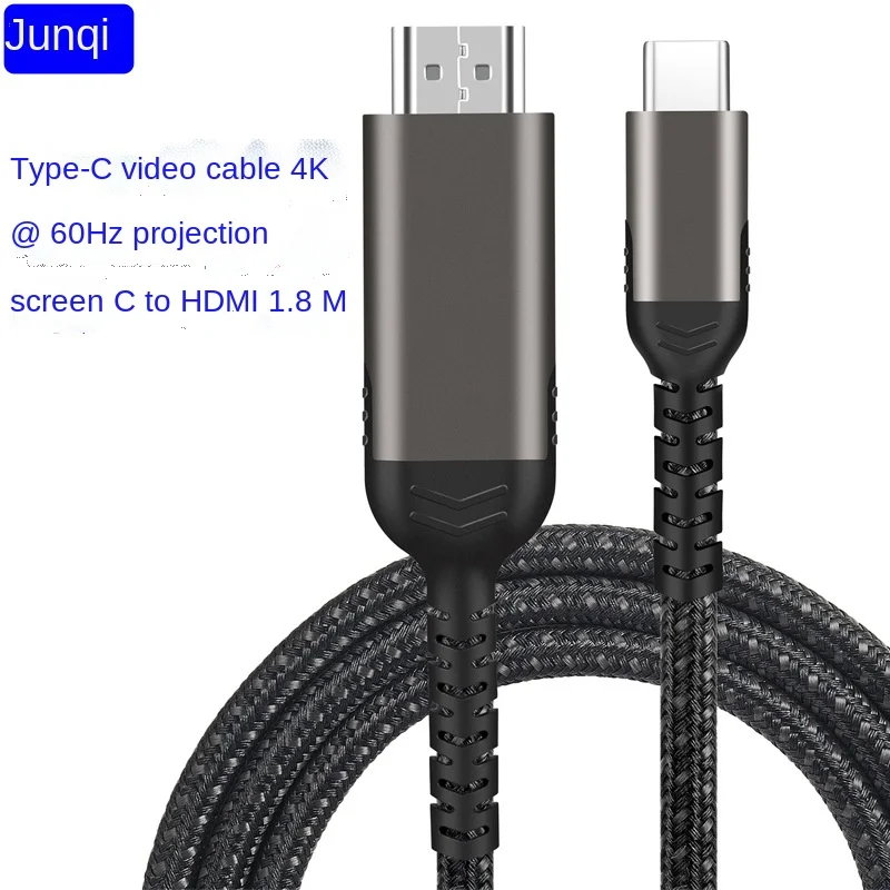 

USB C to HDMI- Cable 4K 60Hz USB 3.1 Type C USB-C to HD 2.0 Adapter Cable Thunderbolt 3 for Macbook pro XPS 13 Sumsang S9 S12