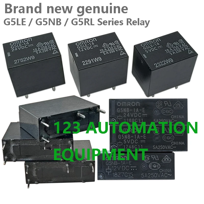 10 Uds auténtico nuevo Omron G5LE-14 G5NB-1A-E G5RL-1A-E G5RL-1-E relé de potencia en miniatura 5VDC 12VDC 24VDC
