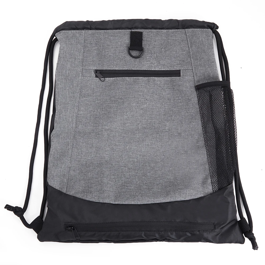 

Drawstring Basketball Backpack with Detachable Mesh Bag Foldable Soccer Backpack Wear Resist Volleyball Baseball Yoga Bag