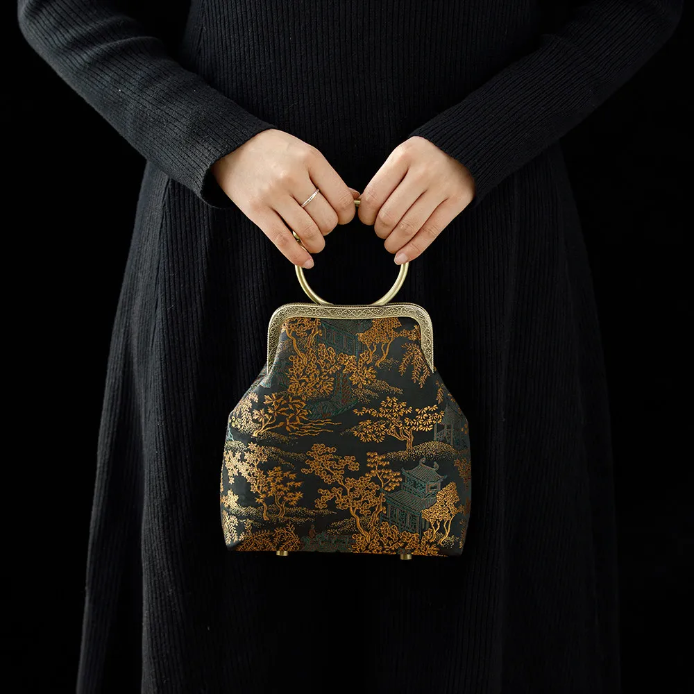 Classic Vintage Women‘s Handbags Purses Top Hand Bags Original Handmade Bag