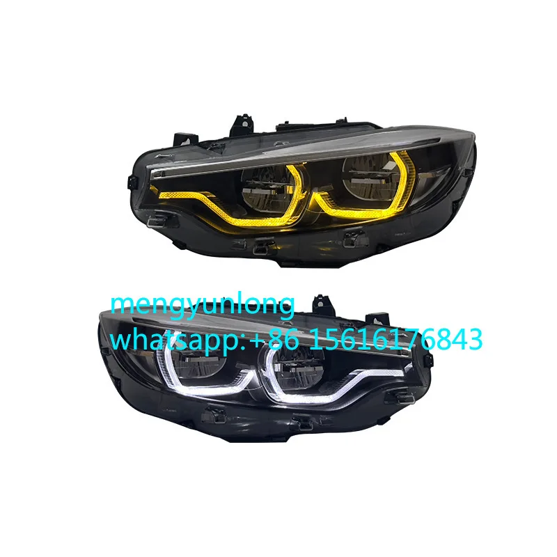 

Suit le For 13-20 For 4 Series F32 F82 F36 Headlight Assembly M4 Modification GTS Spoon Yellow DRL