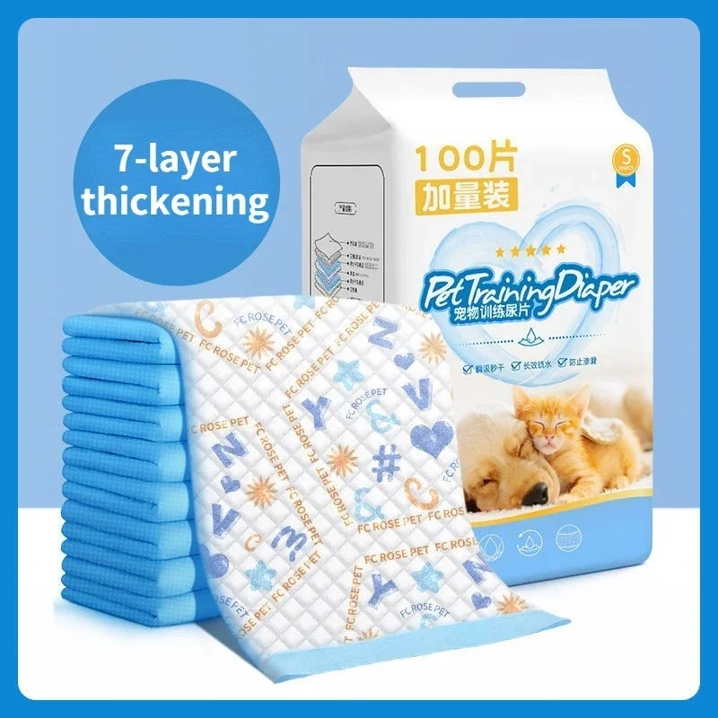 Pet urine pad thick deodorizing absorbent disposable paper cloth