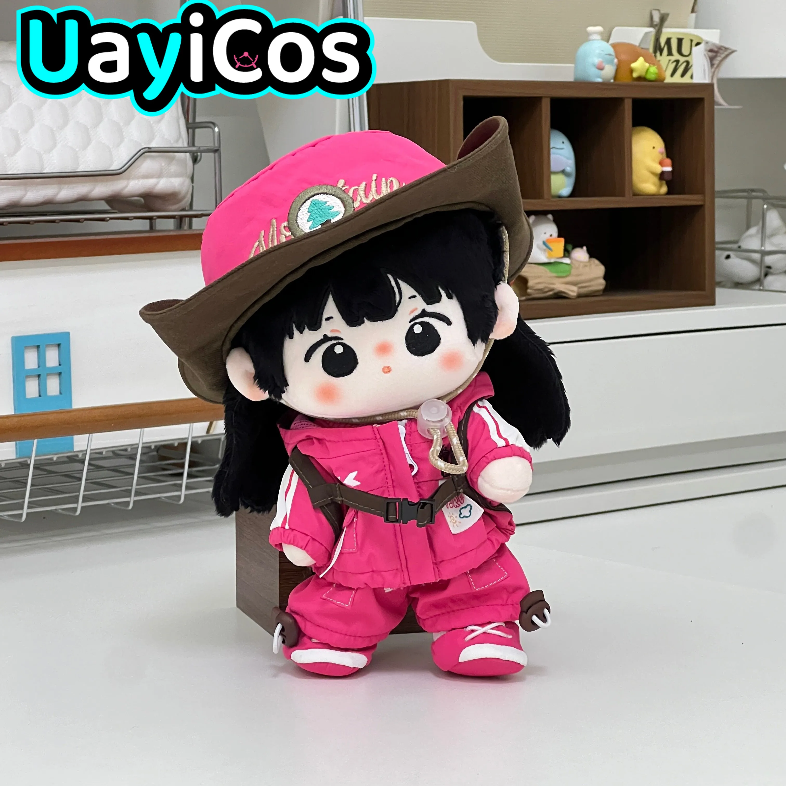 

20cm Doll Clothes Adventure Sportswear Outdoor Mountaineering Suit Clothing Cute Costume Suit Doll Accessories Anime Game Toy G