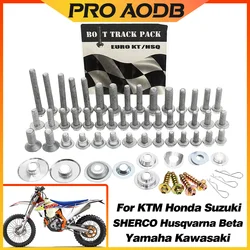 Hardware screw bolt repair rescue mending Full tool kit Fastener For KTM EXC EXCF SX SXF XC XCF XCW 125 150 250 300 350 450 500
