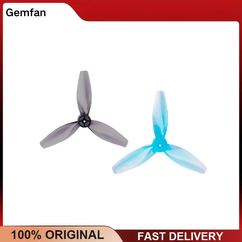Gemfan 2412 61mm 3-Blade Propeller 1.2in Pitch FPV Props for Toothpick Drone 8520 Brushed Motor Whoop Quadcopter