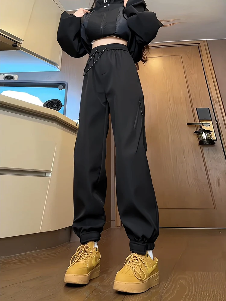 

Мужские мягкие водонепроницаемые брюки для походов с флисовой подкладкой, осенне-зимние рабочие штаны с защитой от холода, для катания на лыжах