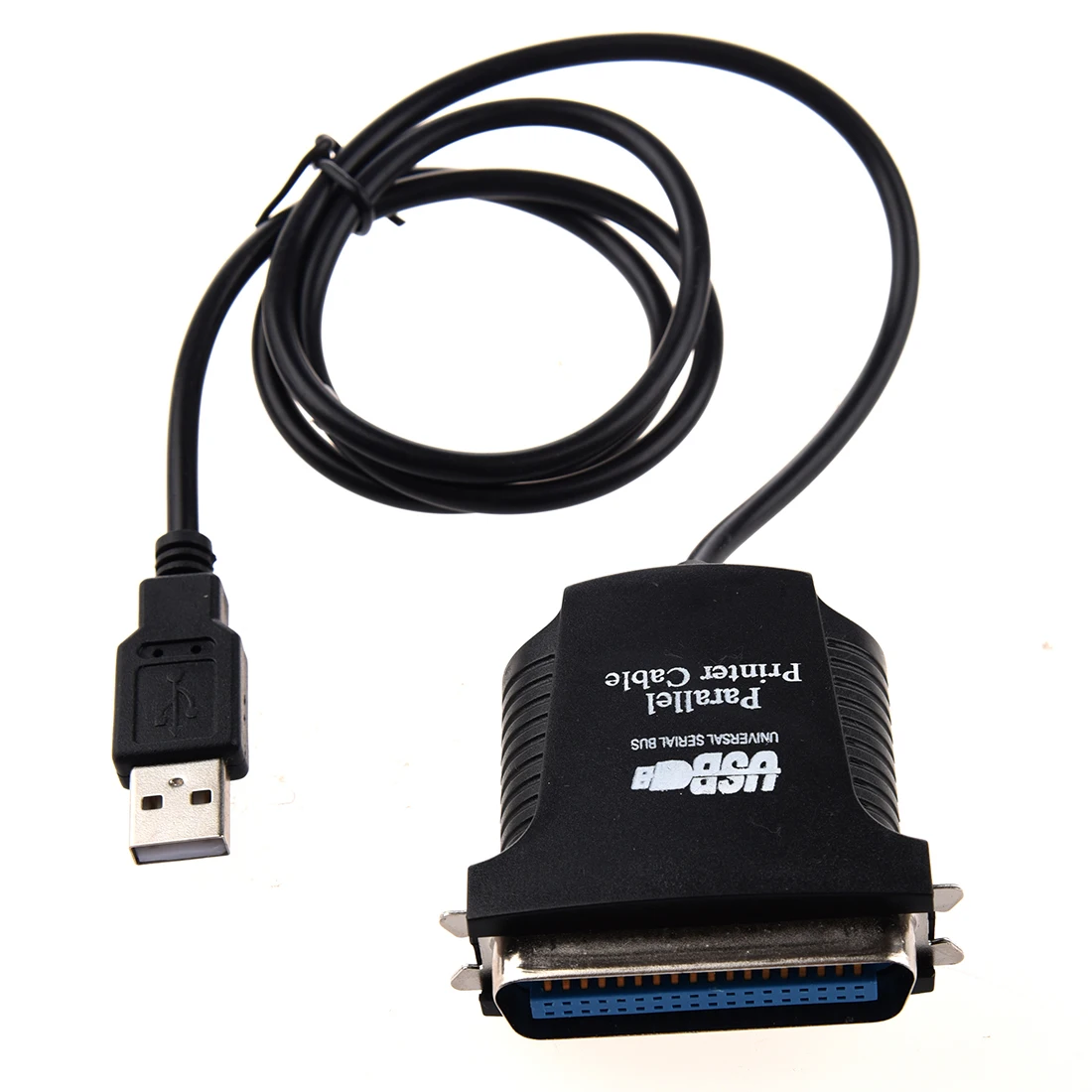 Hot sale USB → printer parallel port 36pin male conversion cable Black