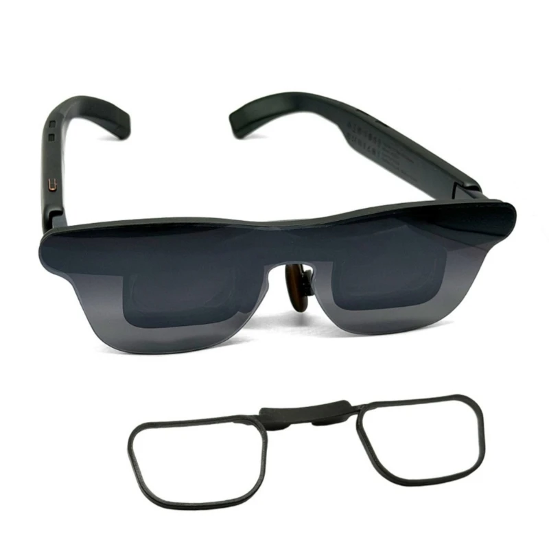Viewing Insert Frame for Display Glasses with Cleaning Cloth and Storage Case, Prescription Accessory Format for Routine