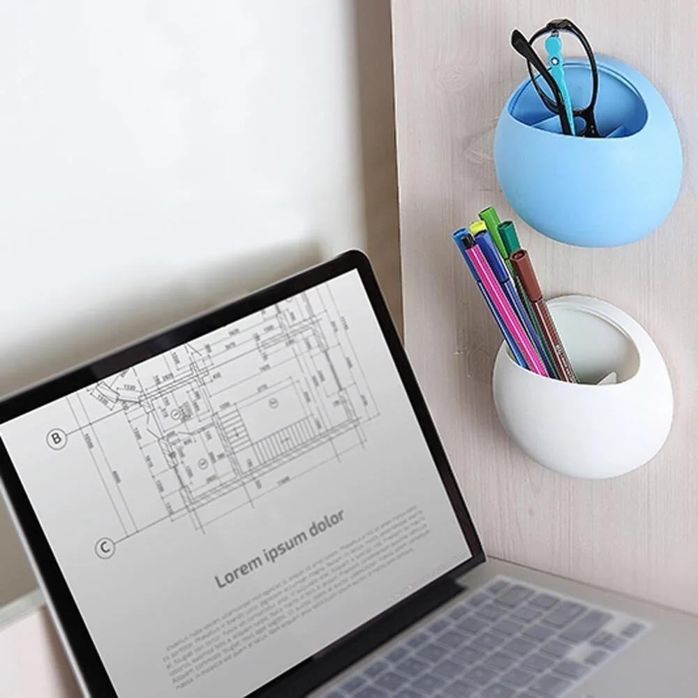 Wall Mount Holder Plastic Toothbrush Holder Wall Mount Sucker Bathroom No Drill Suction Cup Organizer Bathroom Rack Wall Mounted