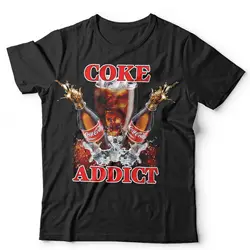 Coke Addict Unisex Tshirt Funny Cola Parody Humour Novelty Gift Present
